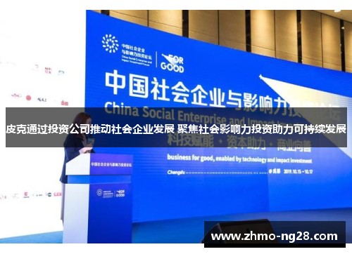 皮克通过投资公司推动社会企业发展 聚焦社会影响力投资助力可持续发展